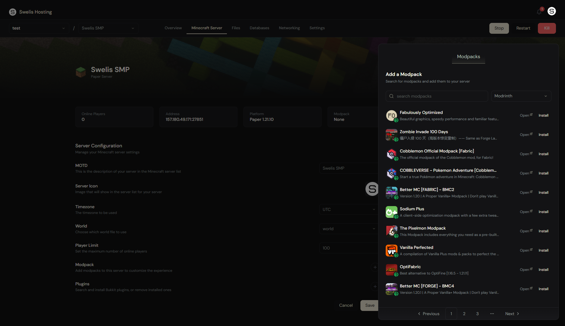 One-Click Modpack Install: Search, Click, Play
